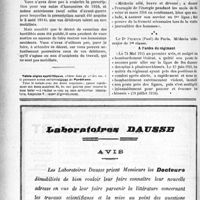 0749 - Page 750-XXII - Correspondance. La prescription annale dans les accidents du travail / Le livre d'or du corps médical français. Citations, — Décorations