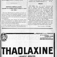 0806 - Page VII-807 - Correspondance. Indemnité pour perte d’instruments / Assistance médicale gratuite. Comment un syndicat peut-il obtenir le tarif à la visite ?