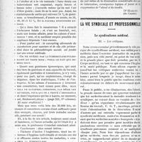 0831 - Page 832 - Partie professionnelle. La lutte antituberculeuse. La déclaration obligatoire devant l’opinion médicale / La vie syndicale et professionnelle. Le syndicalisme médical