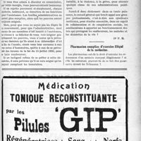 0842 - Page XVII-843 - Correspondance. La Société médicale des praticiens / Pharmacien complice d’exercice illégal de la médecine