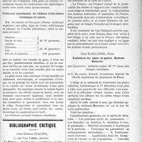 0872 - Page 873 - Partie scientifique. A travers la presse. Valeur comparative des diverses préparations de digitale / Traitement ambulatoire de l’oedème et des ulcères chroniques de jambe [(Presse médicale)] / Bibliographie critique. « La France », chez Gaston Stalins / Traitement des plaies de guerre. Méthode Mencière, par Creignou, chez Baillière, Paris
