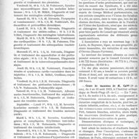 0941 - Page 944 - Partie professionnelle. Reportage professionnel. Nouvelles et informations. — Clinique des maladies des enfants / — Association générale des Médecins de France / Chirurgiens des hôpitaux