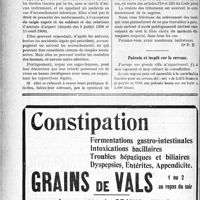 0943 - Page 946-XXII - Correspondance. Comment réprimer l’exercice illégal de l'a médecine par les sages-femmes ? / Patente et impôt sur le revenu