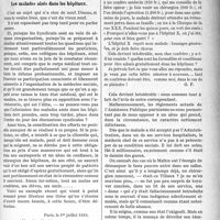0982 - Page 985 - Partie professionnelle. Intérêts professionnels. Les malades aisés dans les hôpitaux