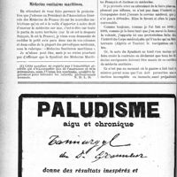 1011 - Page 1014-VI - Correspondance. Quel tarif appliquer dans une région limitrophe à deux syndicats ? / Médecins sanitaires maritimes [Dr. Lop]