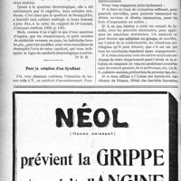 1059 - Page 1062-VI - Correspondance. Cabinets multiples / Pour la création d’un Syndicat
