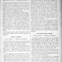 1118 - Page 1121 - Partie scientifique. Revue des sociétés savantes. Les kystes gazeux de l'abdomen, MM. Tuffier et Letulle. — Académie de médecine) / Le vaccin anti-variolique sec, (MM. Wurtz et Camus. — Académie de médecine) / Sérums et vaccins, (M. L. Martin. — Académie de médecine) / Traitement de l’appendicite aiguë, (M. Témoin — Académie de médecine) / Cure de diète lactée et diabète, (M. P. Le Noir. — Académie de médecine)