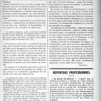 1236 - Page 1239 - Partie professionnelle. Souvenirs de guerre. Les blessés (le Froeschwiller sauvés par les habitants en 1870) / Reportage professionnel. — La maison du médecin