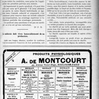 1242 - Page XXI-1245 - Correspondance. L’augmentation des honoraires et le pacte syndical / Le médecin doit vivre honorablement de sa profession