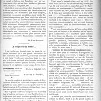 1278 - Page 1281 - Partie professionnelle. Honoraires médicaux. Honoraires des médecins d’hôpitaux pour accidentés du travail / A vingt sous la botte !