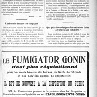 1288 - Page XVII-1291 - Correspondance. La solidarité en action / L’indemnité d’entrée en campagne / Quel prix demander pour les opérations faites à l’hôpital aux indigents ?