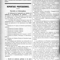 1319 - Page 1322 - Partie professionnelle. Documents officiels. Loi relative à l'avancement des sous-lieutenants inaptes / Reportage professionnel. Nouvelles et Informations
