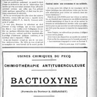 1332 - Page VII-1335 - Correspondance. La lutte antituberculeuse / Contrat entre une commune et un médecin