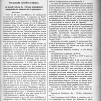 1358 - Page 1361 - Partie professionnelle. L'enseignement médical. Une grande injustice à réparer. La grande misère des « Ecoles préparatoires réorganisées de médecine et de pharmacie »
