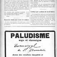 1395 - Page 1398-VI - Correspondance. Médecin requis par un maire / Maison de retraite pour veuves de médecin / Certificat pour accidents du travail douteux