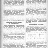 1413 - Page 1416 - Partie scientifique. A travers la presse. Traitement des cancers cutanés / Traitement des prostatites suppurées par la vaccinothérapie [(Courrier méd, 20 juillet 1919)] / Traitement de la coqueluche par l’éther [(Prog. méd, 16 août 1919)] / Formules contre les hemorrhoïdes [(Bull. méd, 16 août 1919)]