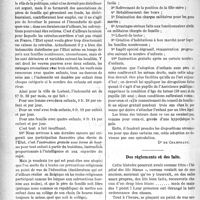 1423 - Page 1426 - Partie professionnelle. Médecine sociale. Remèdes à la dépopulation / Des règlements et des faits