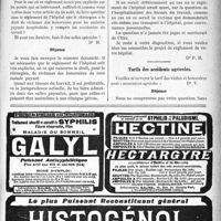 1432 - Page XIX-1435 - Correspondance. Hôspitalisation des blessés du travail / Tarifs des accidents agricoles