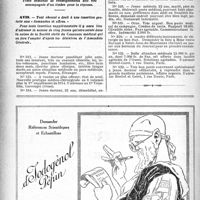 1441 - Page 1444-IV - Office de Renseignements du " Concours " / Demandes et Offres / Avis