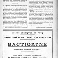 1444 - Page VII-1447 - Correspondance. Date d’application de la majoration du Tarif Dubief / La majoration du tarif Dubief est insuffisante