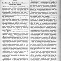 1464 - Page 1467 - Partie professionnelle. Hygiène sociale. La collaboration des Syndicats médicaux avec les pouvoirs publics