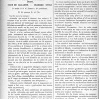 1559 - Page 1562 - Partie professionnelle. Jurisprudence médicale. Accidents de travail. — Honoraires. — Le Cumul