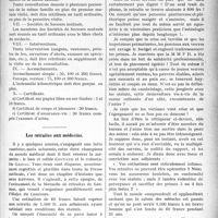 1572 - Page 1575 - Partie professionnelle. La vie syndicale et professionnelle. Tarif du Syndicat médical de l’arrondissement d’Hazebrouck / Les retraites aux médecins