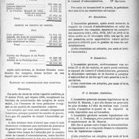 1580 - Page 1583 - Partie professionnelle. Financière médicale. Bilan au 31 décembre 1918 / Rapport du commissaire des comptes