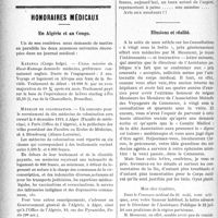 1615 - Page 1618 - Partie professionnelle. Accidents du travail. Honoraires, La majoration du Tarif Dubief, Interprétation de la sentence arbitrale par l’arbitre lui-même, Extrait d’une lettre adressée le 11 septembre 1919 par M. Bienvenu-Martin aux mandataires des médecins. II, Son application aux patrons non assurés / Honoraires médicaux. En Algérie et au Congo / Illusions et réalité