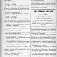 1671 - Page 1674 - Partie scientifique. Thérapeutique appliquée. Essai de chimiothérapie (traitement du Dr Mélamet) dans un cas de phtisie aiguë, par le Dr Herrouet / Bibliographie critique. Revue des thèses.. L’école de plein air et l’école au soleil, MM. P. Armand-Delille, et Ph. Wapler, chez Maloine et fils, éditeurs.