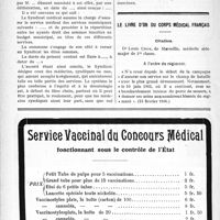 1755 - Page 1758-XXVI - Correspondance. Convention entre un Syndicat médical et une commune pour assurer les services communaux / Le livre d’or du corps médical français. Citation / A l’ordre du régiment