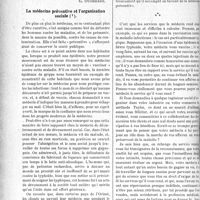 1865 - Page 1868 - Partie professionnelle. Médecine sociale. L’organisation de la médecine sociale / La médecine préventive et l’organisation sociale
