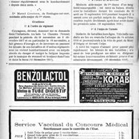 1883 - Page 1886-XXX - Correspondance. Le livre d’or du corps médical français. Citations / Citations. 1° A l’ordre du régiment / 2° A l'ordre du régiment / 3° A l’ordre de la division / 4° A l’ordre de l’armée
