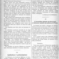 1977 - Page 1980 - Partie professionnelle. La vie syndicale et professionnelle. II, Syndicat d’Etampes, Extrait du procès-verbal de la réunion du 12 octobre 1919 / III, Syndicalisme et parlementarisme / IV, L’Association générale de Prévoyance et de Secours mutuels des médecins de France