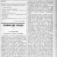 1986 - Page 1989 - Partie professionnelle. Documents officiels. A l’officiel. 2. — Autorités chargées de recevoir les demandes d’établir et de délivrer les autorisations / Automobilisme pratique. I, La motocyclette. La suspension. Le moteur. Les cylindres
