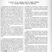 2006 - Page 2009 - Propos du jour. L’exercice de la médecine dans les régions libérées. La véritable situation dans les Ardennes [J. Noir]
