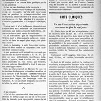 2020 - Page 2023 - Partie scientifique. Ophtalmologie pratique. L’ypérite comme facteur d’aggravation des lésions oculaires, par le Dr Fradkine / Faits cliniques. Un cas d’intoxication oxycarbonée avec coma de plus de sept jours [Dr la Bonnardière]