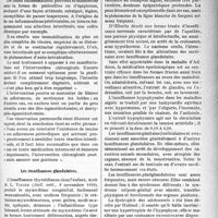 2026 - Page 2029 - Partie scientifique. A travers la presse. Traitement chirurgical de la constipation / Les insuffisances glandulaires