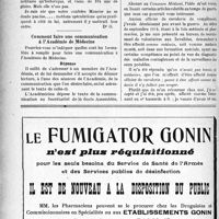 2049 - Page 2052-XXIV - Correspondance. Comment les hôpitaux sont approvisionnés d’appareils par le Service de Santé / Comment faire une communication à l’Académie de Médecine / Comment furent utilisées les compétences au début de la guerre