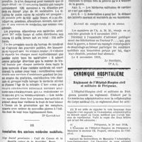 2100 - Page 2103 - Partie professionnelle. La vie syndicale et professionnelle. II, Syndicat et mutualité dans le Lot-et-Garonne / III, Association des anciens médecins mobilisés / Chronique hospitalière