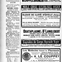 2105 - Page 2108-XXIV - Recouvrements d'honoraires médicaux / Avis. Imprimés divers