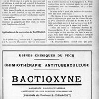 2112 - Page XXVII-2115 - Correspondance. Prorogation de bail renouvelé / Application de la majoration du Tarif Dubief