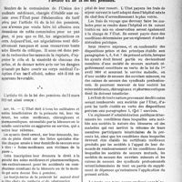 2126 - Page 2129 - Propos du jour. La rupture définitive des négociations entre les représentants de l’Etat et ceux des Syndicats Médicaux pour l'établissement du tarif officiel prévu par l’article 64 de la loi des pensions [J. Noir]