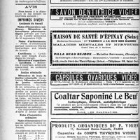 2141 - Page 2144-XIV - Recouvrements d'honoraires médicaux / Avis. Imprimés divers