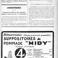 2186 - Page V-2189 - Demandes et Offres / Correspondance. Comment la crainte du « Sou » peut faire accepter le cumul par une Cie d’assurances [Dr. Viard]