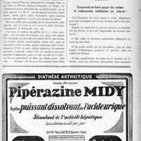 2242 - Page V-2245 - Correspondance. Les tarifs de famine de la Médecine Sociale / Comment se faire payer les soldes et indemnités militaires en retard ?