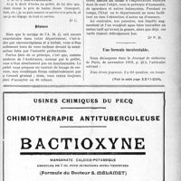 2244 - Page VII-2247 - Correspondance. Assistance médicale gratuite. Peut-on refuser une circonscription ? / Une formule inexécutable