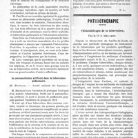 0022 - Page 21 - Partie scientifique. Revue des sociétés savantes. Le signe du muscle (myoedème) dans la tuberculose, (Société médicale des hôpitaux) / Le pneumothorax artificiel dans la tuberculose pulmonaire, (Société médicale des hôpitaux) / Peau ridée sénile chez un enfant de 2 ans, (Société médicale des hôpitaux) / Phtisiothérapie. Chimiothérapie de la tuberculose, par le Dr S. Mélamet