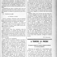 0156 - Page 155 - Partie scientifique. Médecine pratique. La ponction lombaire. Sa technique / A travers la presse. L’examen complet du liquide céphalo-rachidien en neuro-psychiatrie [(Gaz. des Hôp. n° 77, 1919)]