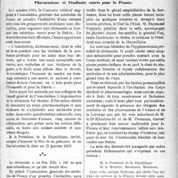 0268 - Page 267 - Propos du jour. La cérémonie commémorative de la Sorbonne en l'honneur des Médecins, Pharmaciens et Etudiants morts pour la France [J. Noir]